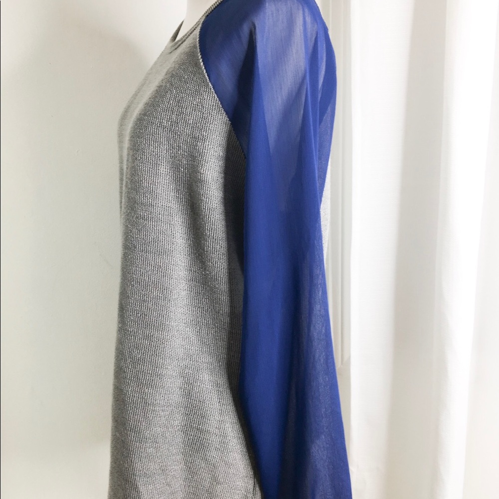 Sanctuary top. Open back. Sheer sleeves. - Picture 6 of 6